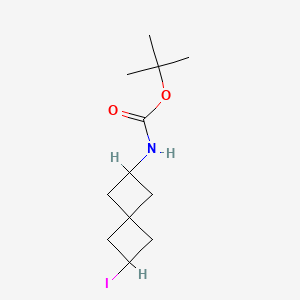 molecular formula C12H20INO2 B13910706 tert-Butyl (6-iodospiro[3.3]heptan-2-yl)carbamate 