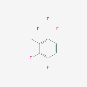 molecular formula C8H5F5 B1391083 3,4-Difluoro-2-methylbenzotrifluoride CAS No. 1099597-95-1