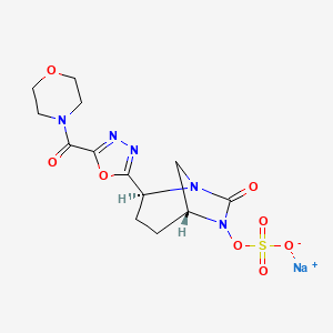 molecular formula C13H16N5NaO8S B13911065 Antibacterial agent 49 