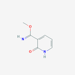 molecular formula C7H8N2O2 B13911137 Methyl 2-oxo-1H-pyridine-3-carboximidate 