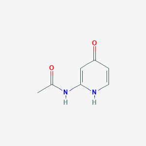 molecular formula C7H8N2O2 B13911172 N-(4-Hydroxy-2-pyridyl)acetamide 