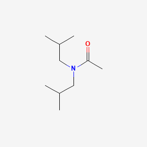 molecular formula C10H21NO B13911258 n,n-Bis(2-methylpropyl)acetamide CAS No. 6951-79-7