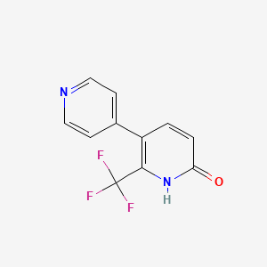 5-(Pyridin-4-yl)-6-(trifluoromethyl)pyridin-2-ol