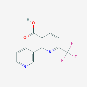 2-(Pyridin-3-yl)-6-(trifluoromethyl)nicotinic acid