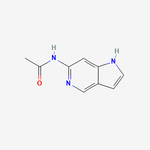 molecular formula C9H9N3O B13911483 N-(1H-Pyrrolo[3,2-C]pyridin-6-YL)acetamide 
