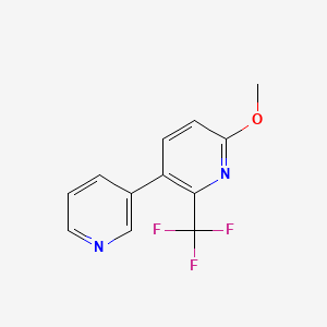6-Methoxy-3-(pyridin-3-yl)-2-(trifluoromethyl)pyridine