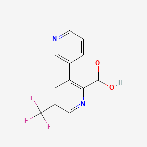 3-(Pyridin-3-yl)-5-(trifluoromethyl)picolinic acid