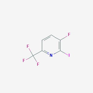 molecular formula C6H2F4IN B1391159 3-fluoro-2-iodo-6-(trifluoromethyl)pyridine CAS No. 1214359-56-4