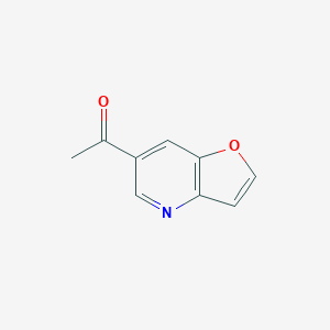 molecular formula C9H7NO2 B1391162 1-(Furo[3,2-b]pyridin-6-yl)ethanone CAS No. 1203499-00-6