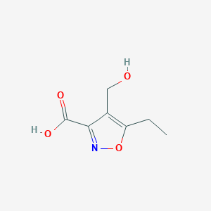 5-Ethyl-4-(hydroxymethyl)isoxazole-3-carboxylic acid