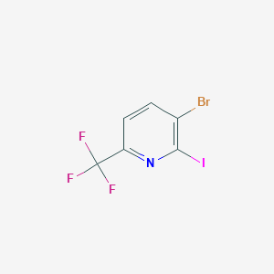 3-Bromo-2-iodo-6-(trifluoromethyl)pyridine