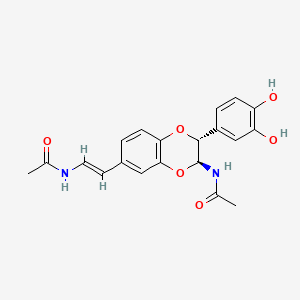molecular formula C20H20N2O6 B13911657 (E)-(-)-Aspongopusamide B 