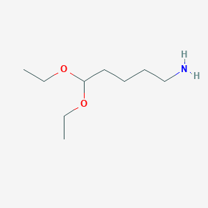 molecular formula C9H21NO2 B139118 5,5-Diethoxypentan-1-amine CAS No. 21938-23-8
