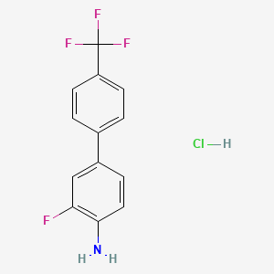 3-Fluoro-4'-(trifluoromethyl)[1,1'-biphenyl]-4-ylamine hydrochloride