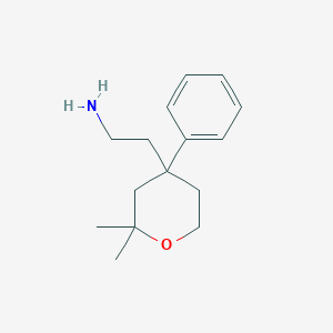 2-(2,2-dimethyl-4-phenyltetrahydro-2H-pyran-4-yl)ethanamine