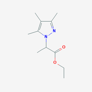 Ethyl 2-(3,4,5-trimethyl-1H-pyrazol-1-yl)propanoate