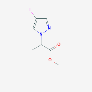 ethyl 2-(4-iodo-1H-pyrazol-1-yl)propanoate