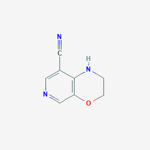 2,3-Dihydro-1H-pyrido[3,4-b][1,4]oxazine-8-carbonitrile