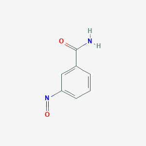 B139120 3-Nitrosobenzamide CAS No. 144189-66-2