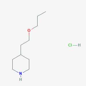 2-(4-Piperidinyl)ethyl propyl ether hydrochloride