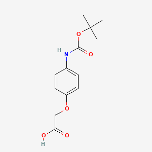 {4-[(Tert-butoxycarbonyl)amino]phenoxy}acetic acid