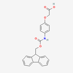 (4-{[(9H-Fluoren-9-ylmethoxy)carbonyl]-amino}phenoxy)acetic acid