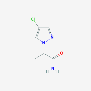 2-(4-chloro-1H-pyrazol-1-yl)propanamide