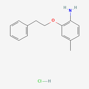 4-Methyl-2-(phenethyloxy)aniline hydrochloride