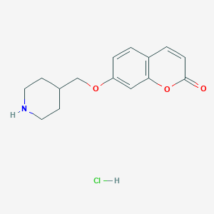 7-(4-Piperidinylmethoxy)-2H-chromen-2-one hydrochloride