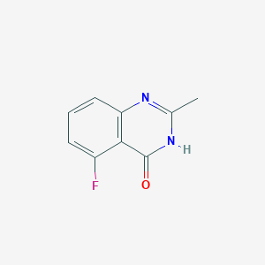 molecular formula C9H7FN2O B13912247 5-Fluoro-2-methylquinazolin-4-ol 