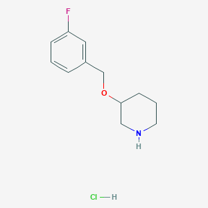 3-[(3-Fluorobenzyl)oxy]piperidine hydrochloride