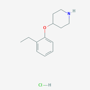 2-Ethylphenyl 4-piperidinyl ether hydrochloride