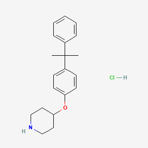 4-(1-Methyl-1-phenylethyl)phenyl4-piperidinylether hydrochloride
