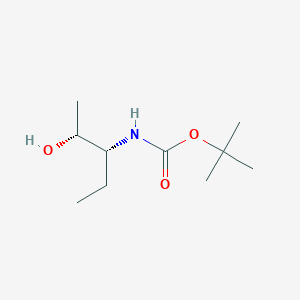 molecular formula C10H21NO3 B13912355 Tert-butyl N-[(1R,2R)-1-ethyl-2-hydroxy-propyl]carbamate 