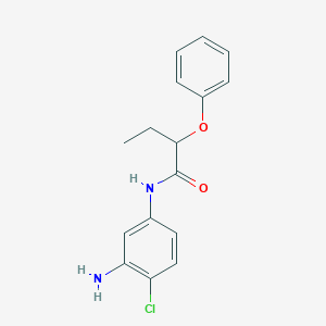 N-(3-Amino-4-chlorophenyl)-2-phenoxybutanamide