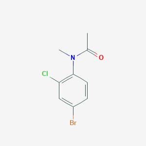 molecular formula C9H9BrClNO B13912404 N-(4-Bromo-2-chlorophenyl)-N-methylacetamide 