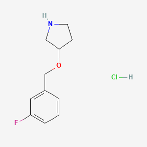 3-[(3-Fluorobenzyl)oxy]pyrrolidine hydrochloride