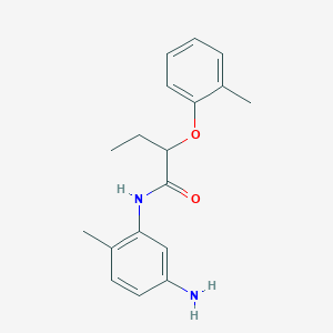 N-(5-Amino-2-methylphenyl)-2-(2-methylphenoxy)-butanamide