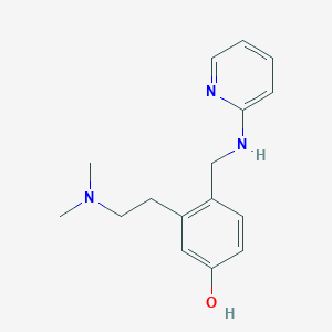 (2-(2-Dimethylaminoethyl)(p-hydroxybenzyl)amino)pyridine
