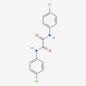 molecular formula C14H10Cl2N2O2 B13912525 N,N'-bis(4-chlorophenyl)oxamide CAS No. 6333-34-2