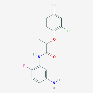 N-(5-Amino-2-fluorophenyl)-2-(2,4-dichlorophenoxy)propanamide