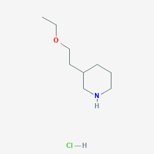 3-(2-Ethoxyethyl)piperidine hydrochloride