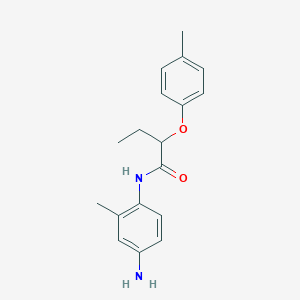 N-(4-Amino-2-methylphenyl)-2-(4-methylphenoxy)-butanamide