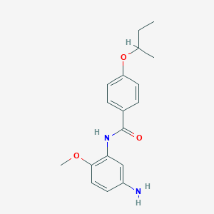 N-(5-Amino-2-methoxyphenyl)-4-(sec-butoxy)-benzamide