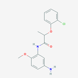 N-(5-Amino-2-methoxyphenyl)-2-(2-chlorophenoxy)-propanamide