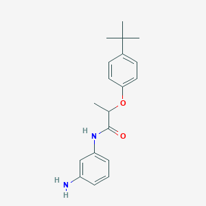 N-(3-Aminophenyl)-2-[4-(tert-butyl)phenoxy]-propanamide