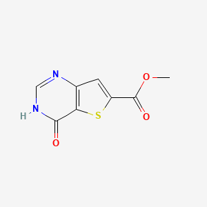 molecular formula C8H6N2O3S B13912743 Methyl 4-hydroxythieno[3,2-D]pyrimidine-6-carboxylate 