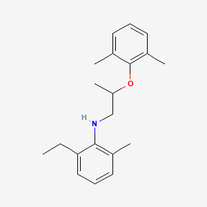molecular formula C20H27NO B1391277 N-[2-(2,6-Dimethylphenoxy)propyl]-2-ethyl-6-methylaniline CAS No. 1040684-58-9