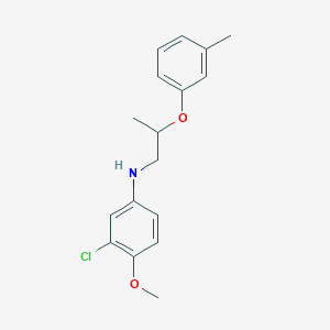3-Chloro-4-methoxy-N-[2-(3-methylphenoxy)propyl]-aniline