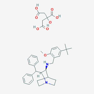 molecular formula C38H48N2O8 B139128 Maropitant citrate anhydrous CAS No. 862543-54-2